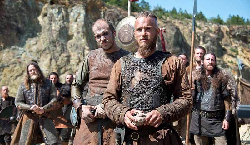 кадр из сериала викинги
